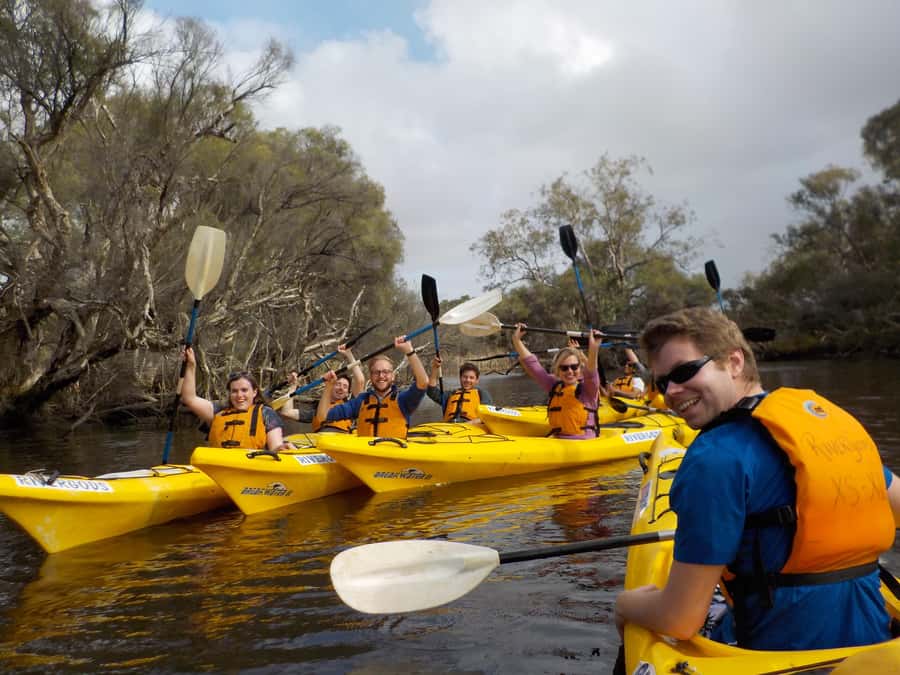 Canning River Half-Day Kayak Wildlife Tour - Getting started with a tandem kayak