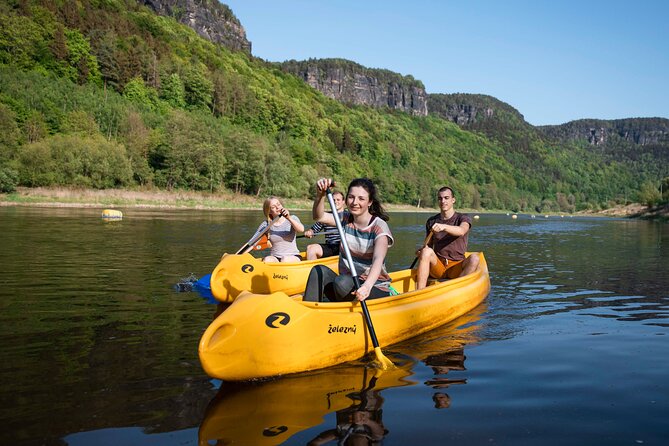 Canoeing on the Elbe river from Děčín to Bad Schandau - Weather, cancellation, and timing