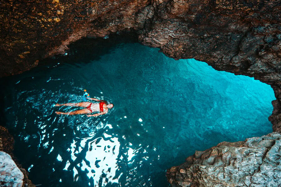 Cape Kamenjak: Cave and Safari Experience by Kayak - Cliff jumping from 1 to 7 meters