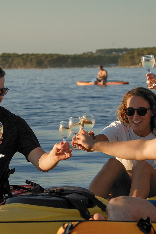 Cape Kamenjak: Sunset Kayak/SUP Wine Tour - Key points to know before booking