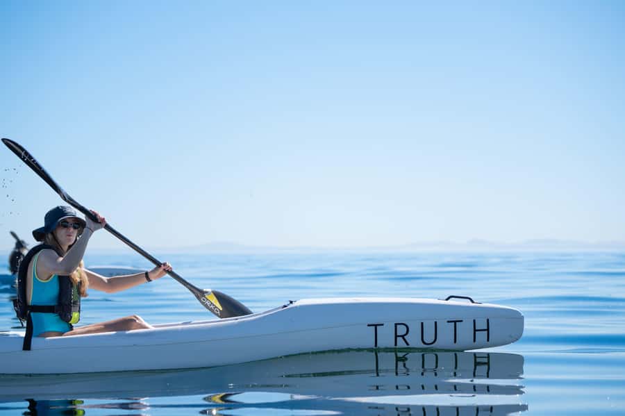 Cape Town: Dolphin & Ocean Wildlife Kayaking Adventure ⚓️ - Getting comfortable in the surfski kayaks
