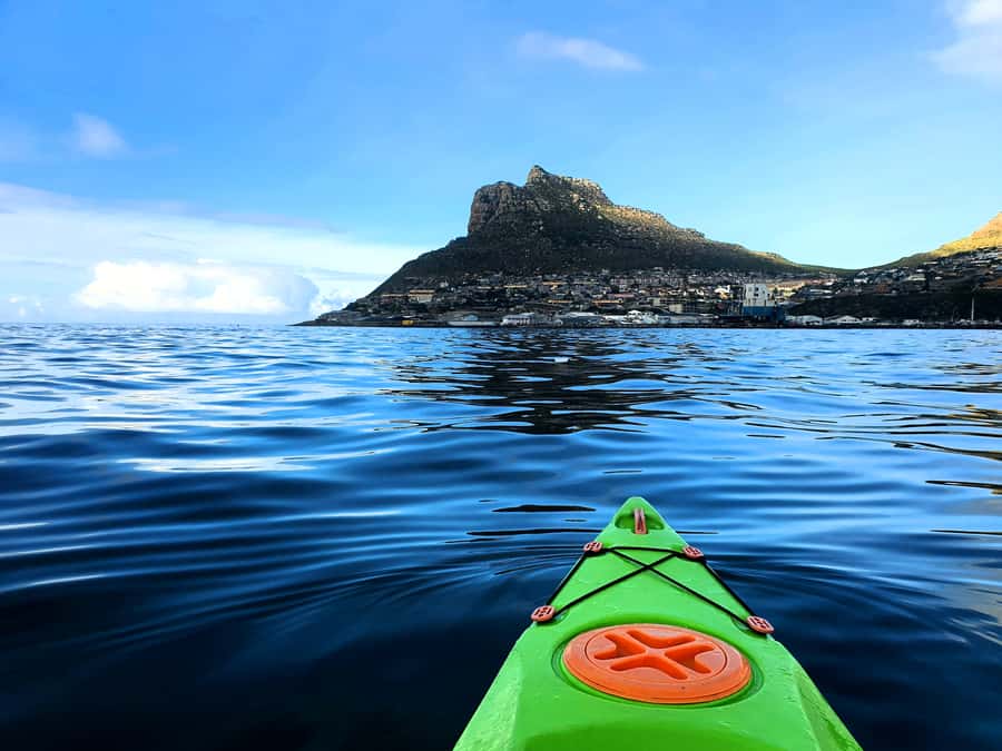 Cape Town: Guided Kayaking in Hout Bay - Paddling out for Hout Bay views