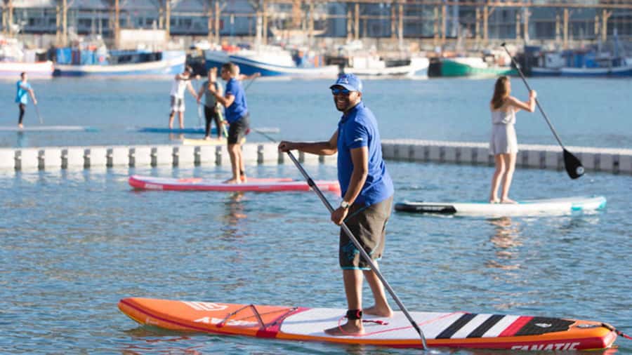 Cape Town: Stand-up Paddleboard Experience - Starting on the V&A Waterfront canals