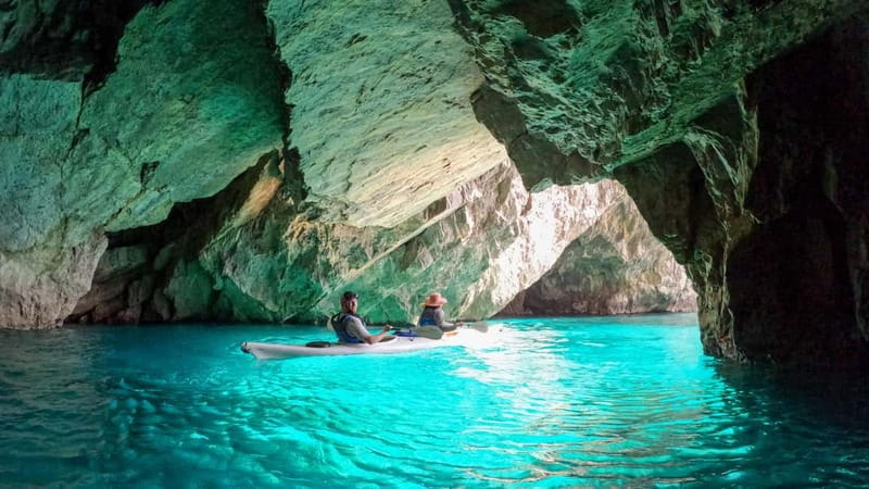 Capri: Caves and Beaches Kayaking Tour with GoPro Photos - Secret beaches and caves that boats cannot reach