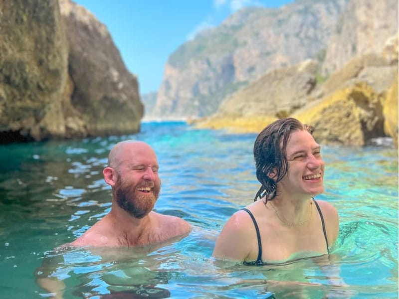 Capri: Caves and Beaches Paddle Board Tour with Photos - The secret stops and swimming time