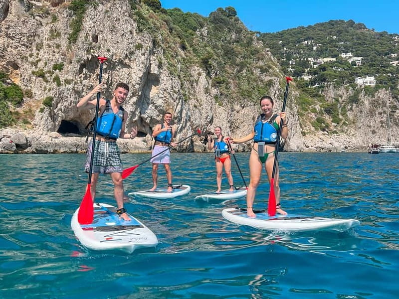 Capri: Caves and Beaches Paddle Board Tour with Photos - Starting at Capri Hydro in Marina Piccola