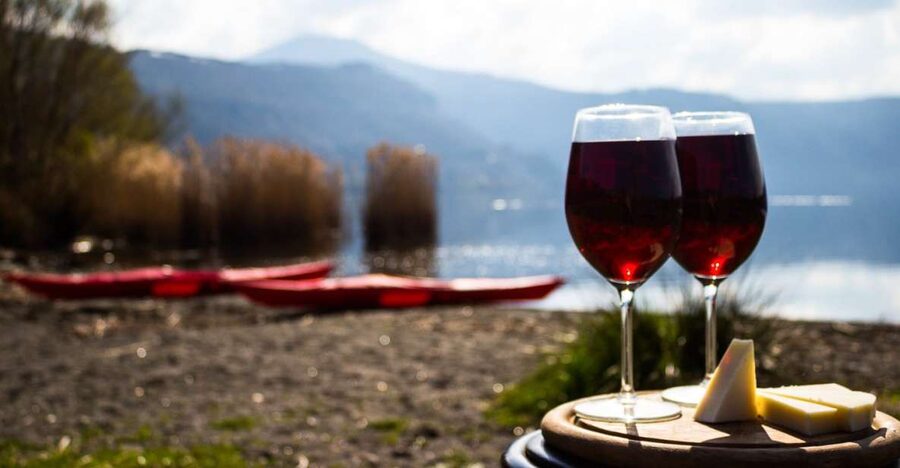 Castel Gandolfo: Kayak Food and Wine Tour - From Anagnina to the Lake