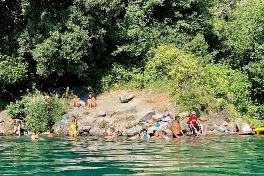 Castel Gandolfo: Kayak Food and Wine Tour - Roman Port, Olympic Site, and the Pope’s Trampoline