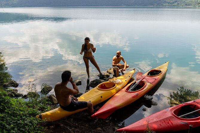 Castel Gandolfo Lake Kayak and Swim Tour - What the $50.79 price really covers