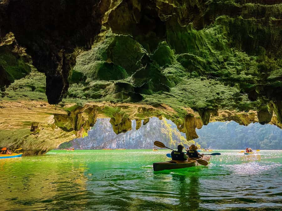 Cat Ba: Lan Ha and Ha Long Bay Boat Tour with Kayaking, Cave - Leaving Ben Beo Pier for Cai Beo village