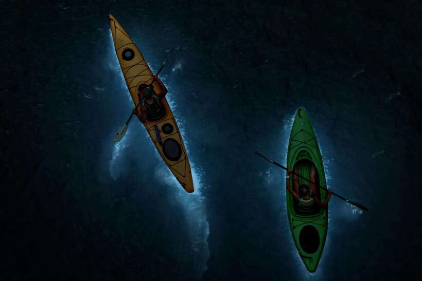 Cat Ba: Sunset and Night kayak with bioluminescent plankton - From Cat Ba to Beo Harbor around 4 p.m.