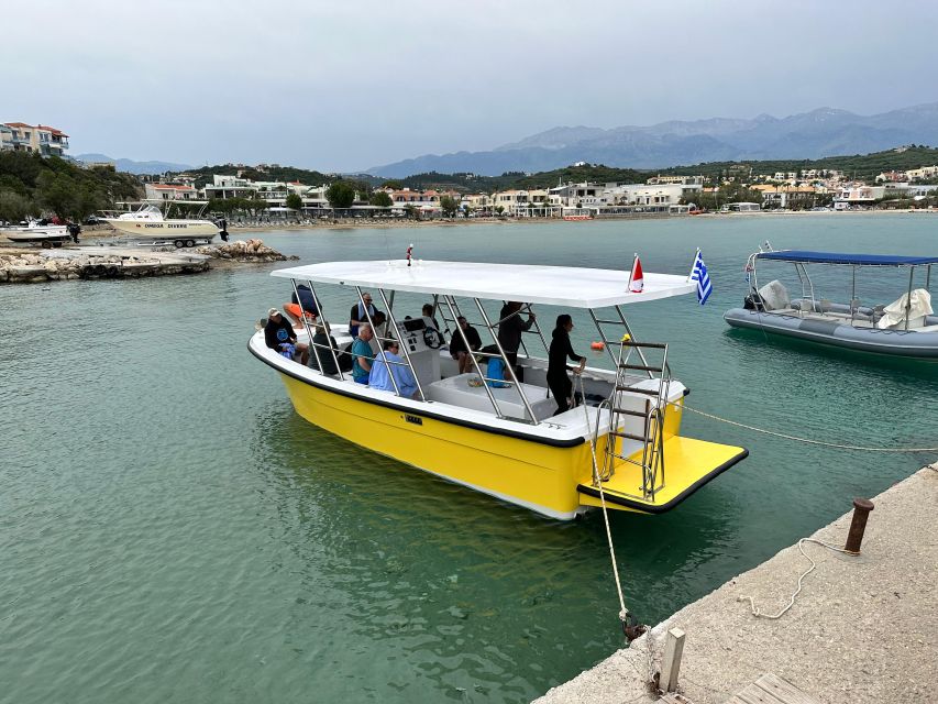 Chania: Boat Trip with Guided Snorkeling & Stand-Up Paddling - The snorkeling stops near Almyrida