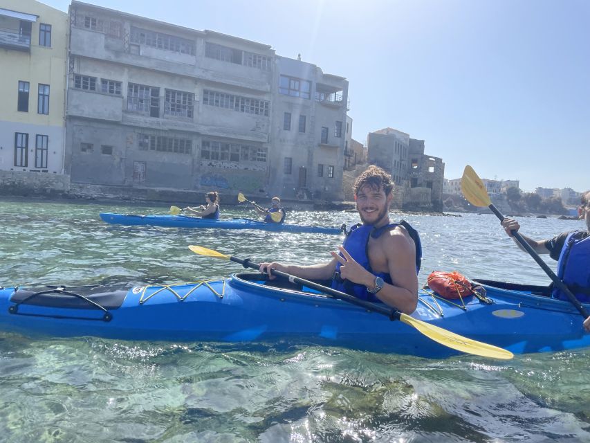 Chania: Morning Sea Kayak Tour Along the Coastline - Tambakaria and the old tanneries