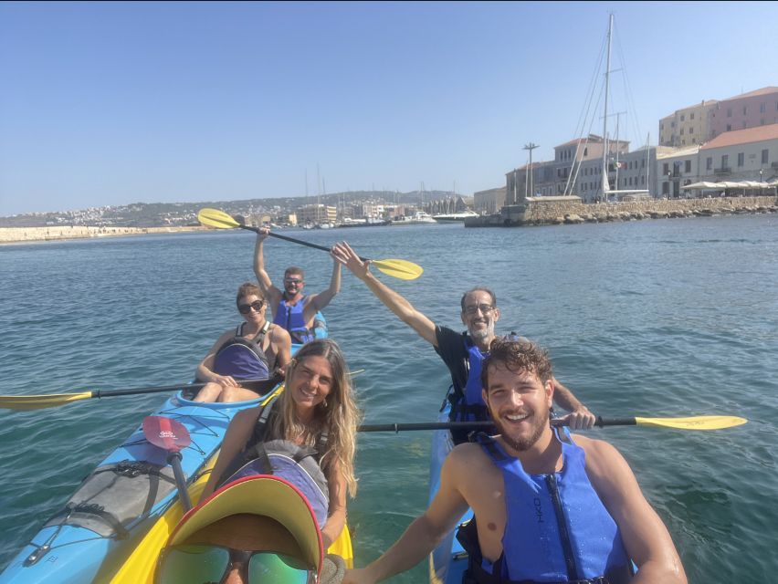 Chania: Morning Sea Kayak Tour Along the Coastline - The return to the lighthouse