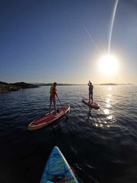 Chania: Stand-up Paddleboard Coastal Sunset Experience - Along the coast toward Lazareta Island