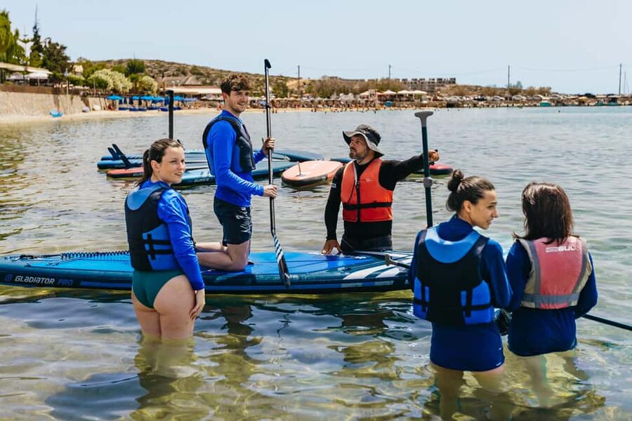 Chania: Stand-Up Paddleboard Small Group Tour - A closer look at the wildlife and swimming stops