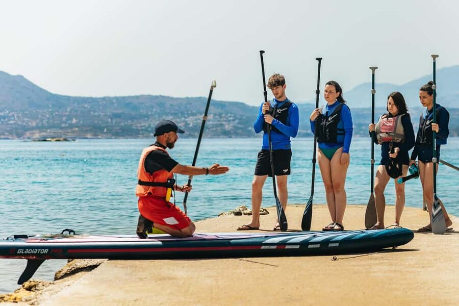 Chania: Stand-Up Paddleboard Small Group Tour - Transport and timing around Chania