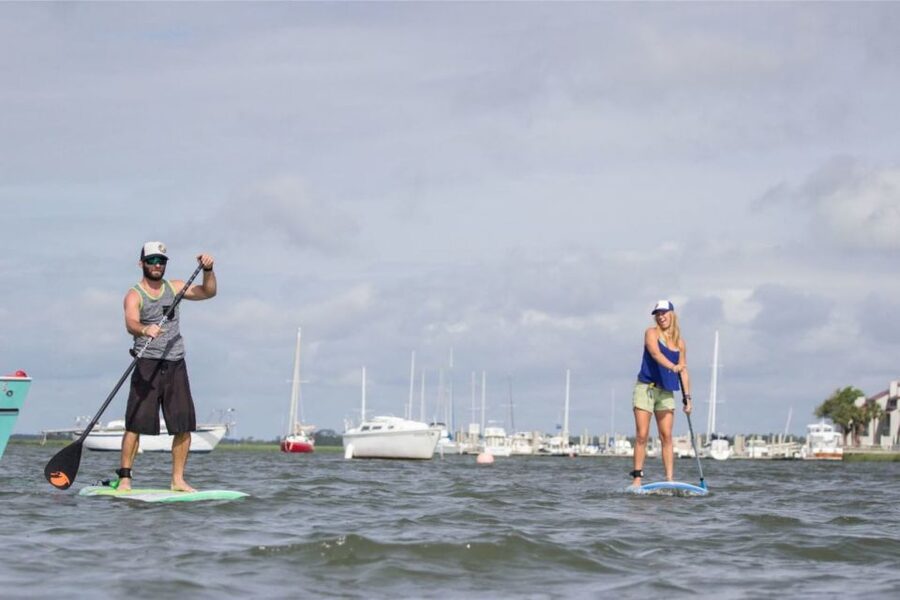 Charleston: Folly Beach Stand Up Paddleboard 2-hour Rental - How hard is the paddleboard rental?