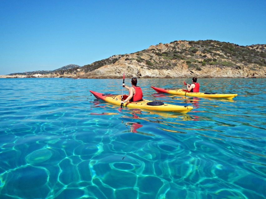 Chia: Kayaking the Wild Side and Snorkeling in Secret Beach - Paddling past coves, cliffs, and the old watchtower