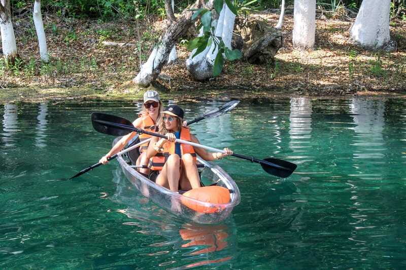 Clear Kayak at Bacalar Lagoon - The 75-minute free-time period
