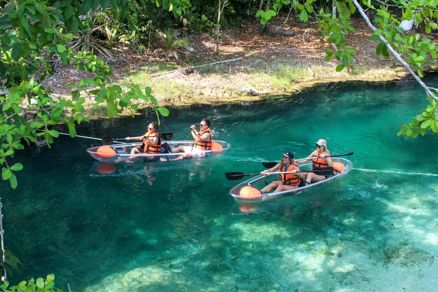 Clear Kayak at Bacalar Lagoon - Starting at Balneario Lol-Ha near Xul-Ha