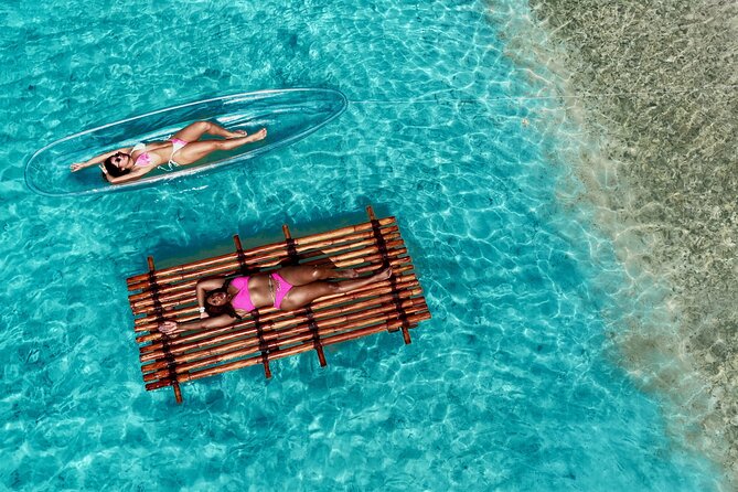 Clear kayak & Bamboo raft ARUBA! Same Day Delivery! PACKAGE DEAL! - What happens at Raw Fitness Aruba