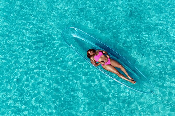 Clear kayak & Bamboo raft ARUBA! Same Day Delivery! PACKAGE DEAL! - Drone photos and same-day delivery