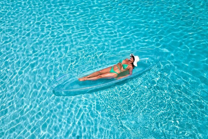 Clear Kayak Drone Photoshoot in Nassau Bahamas - Saunders Beach gives the photos room to breathe