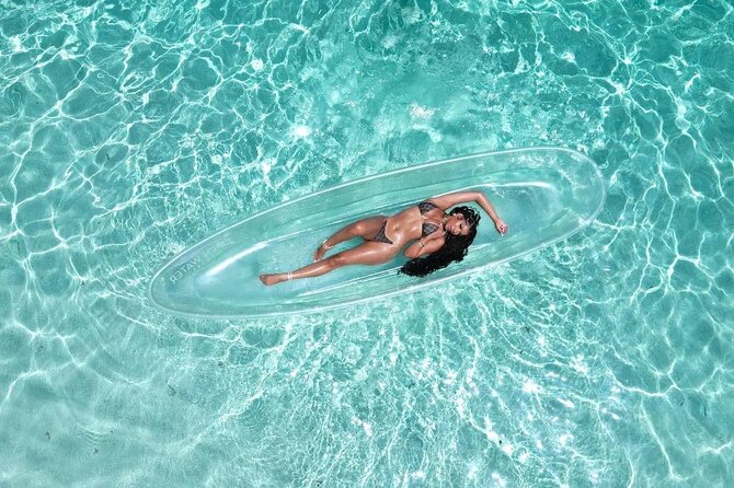 Clear Kayak Drone Photoshoot in Nassau Bahamas - The photo package is the heart of the $195 price