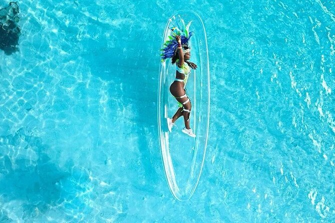 Clear Kayak Drone Photoshoot in Nassau Bahamas - How the one-hour itinerary unfolds