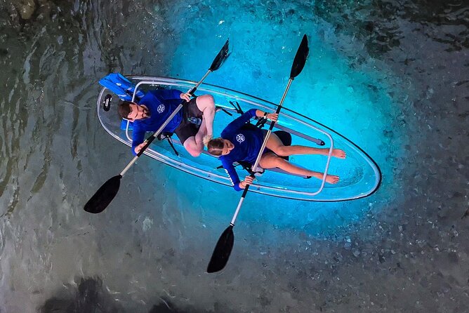 Clear Kayak Sunset Glow Tour - Meeting at City Park in San Marcos