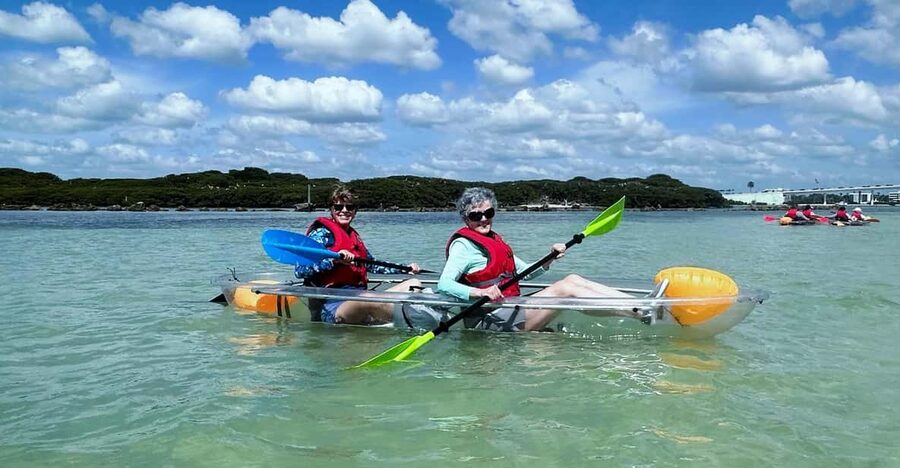 Clearwater: Guided Clear Kayaking Tour - Clearwater Bay at a relaxed pace