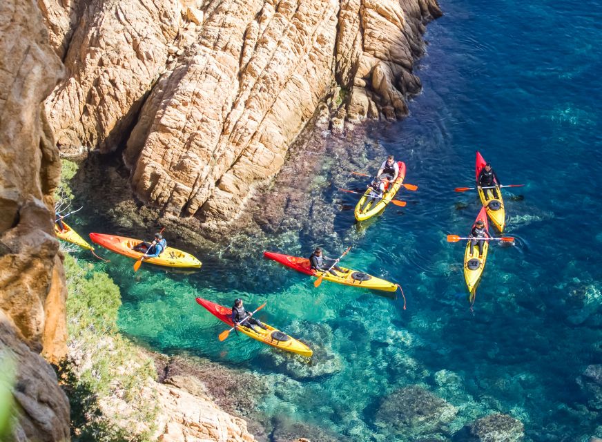 Costa Brava: Sea Caves Kayaking and Snorkeling Tour - The 20-minute snorkeling stop