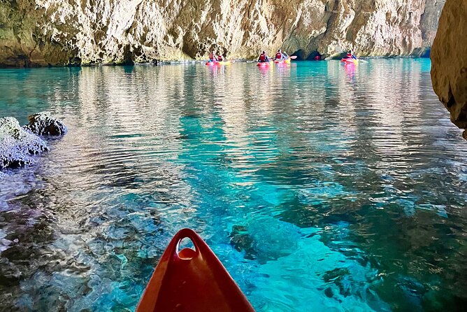 Cova dels Orguens: Cave Exploring Kayak & Snorkel Tour in Javea - Entering Cova dels Orguens