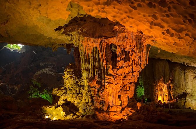 Cozy Bay Halong 5-Star Day Cruise, Buffet, Cave, Kayak, Swimming - Sung Sot Cave and its stair-heavy route