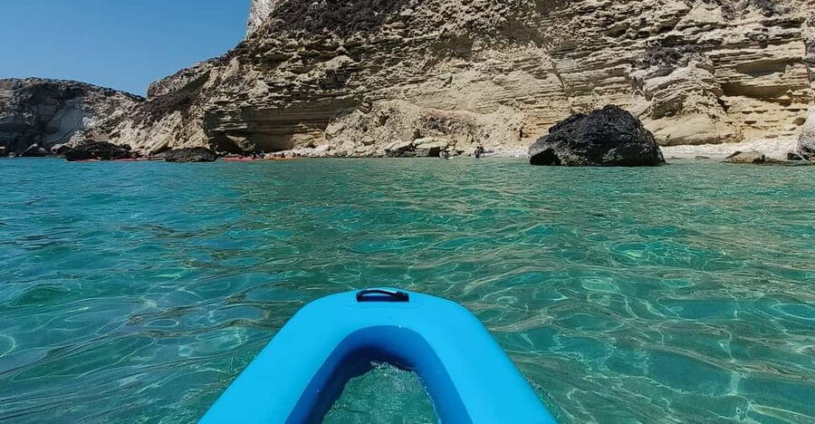 Crabonaxa: Stand up paddle SELLA Diavolo Poetto Calamosca - Starting in shallow water at Poetto