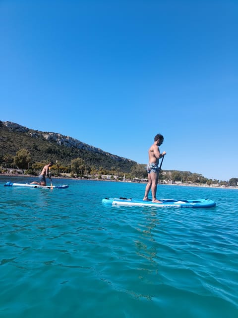 Crabonaxa: Stand up paddle SELLA Diavolo Poetto Calamosca - Equipment and support
