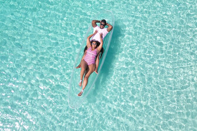 Crystal Clear Kayak Drone Photography Antigua - A drone photo shoot at Hermitage Bay