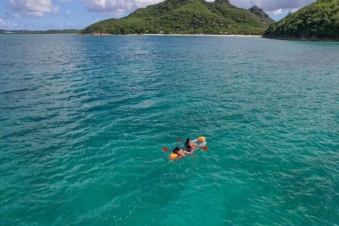 Crystal Clear Kayak Drone Photography Antigua - Why the overhead angle is worth considering