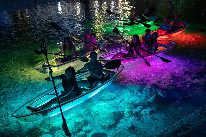 Crystal Kayak Glow Tour - The crystal kayak and nighttime atmosphere