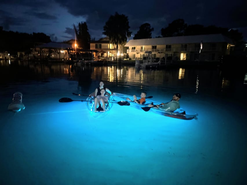 Crystal River Clear Kayak Sunset & Night Glow Tour - What the $84 price really covers