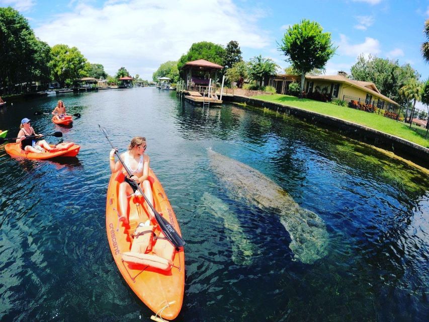 Crystal River: Kayak Rental - Following the waterway toward King’s Bay