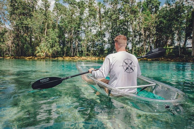 Crystal River Three Sisters Springs and Manatee Clear Kayak Tours - November to March: following the manatees
