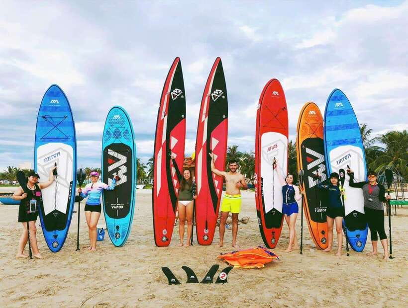 Da Nang: Man Thai Beach Stand-Up Paddleboarding Tour - Showers, lockers, and the practical finish