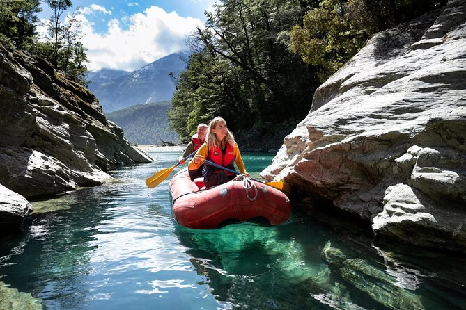 Dart River Canoe and Jet Boat Experience from Queenstown - Getting suited up beside the Dart River
