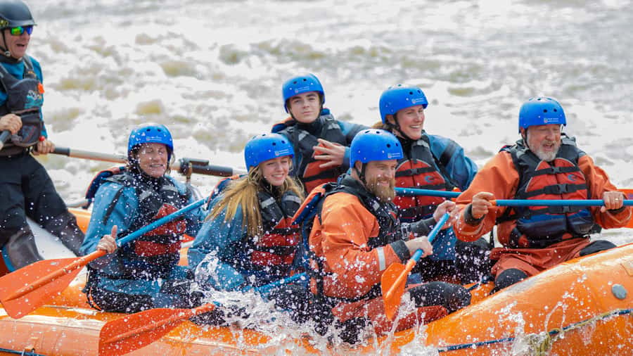 Denali, Alaska: Canyon Wave Raft Class III-IV Paddle/Oar - Eight rapids on 11 miles of the Nenana River