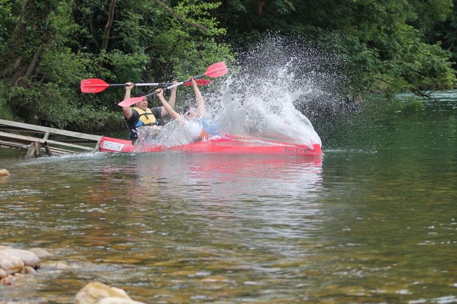 Descent of the Sella river in a canoe - Wetsuits, boots, and what to pack