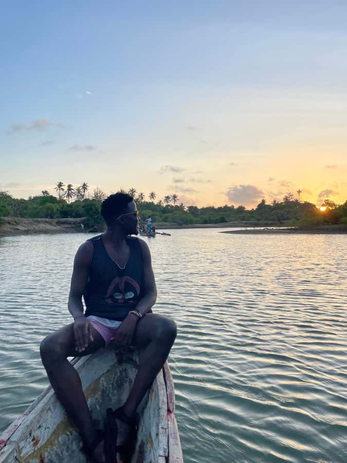 Diani: Sunset Canoe Tour along the River with Mangroves - Birdlife, plants, and the people of the river