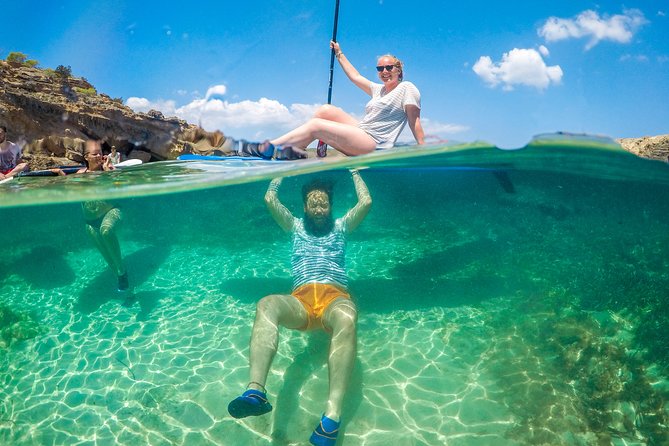 Discover the best corners of the island in paddle surf - Exploring caves and cliffs by paddleboard