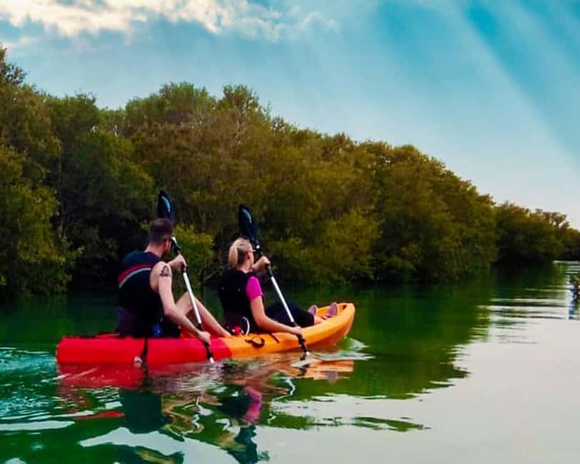 Doha: Private Purple Island Mangroves Kayaking Adventure - Arabic Camp Hospitality After the Paddle